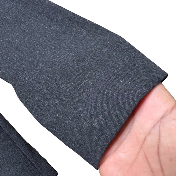 Piazza Sempione 3 Button Blazer Wool Blend Lined Stretch Gray Womens Size 6 - Picture 2 of 9